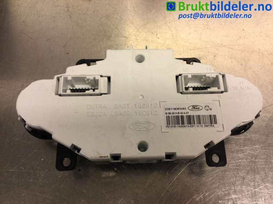 Varmeapparat betjening til Ford Fiesta 2013-2017 (Type VI, Fase 2)  (FORD|C1BT-18C612-BC|)