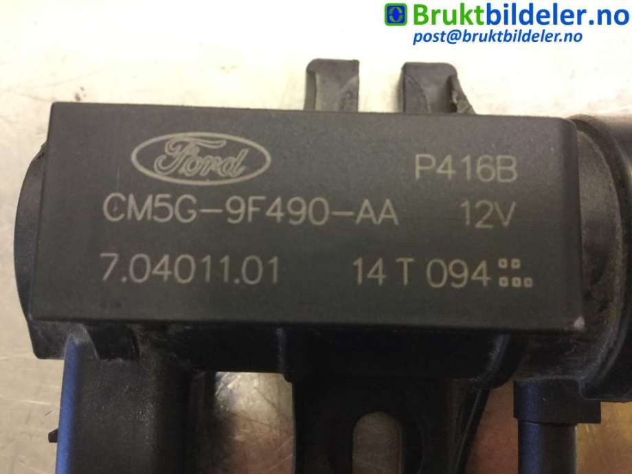 Vakuumventil til Ford Fiesta 2013-2017 (Type VI, Fase 2)  (FORD|CM5G-9F490-AA|)
