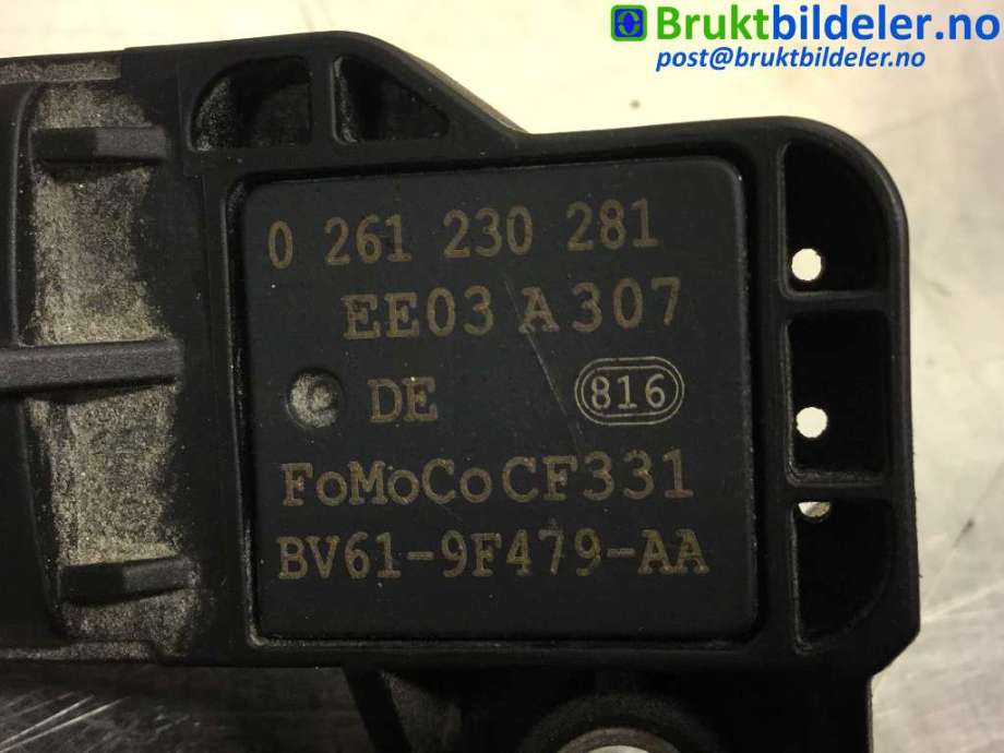 Sensor turbo til Ford Fiesta 2013-2017 (Type VI, Fase 2)  (FORD|BV61-9F479-AA|0 261 230 281|)