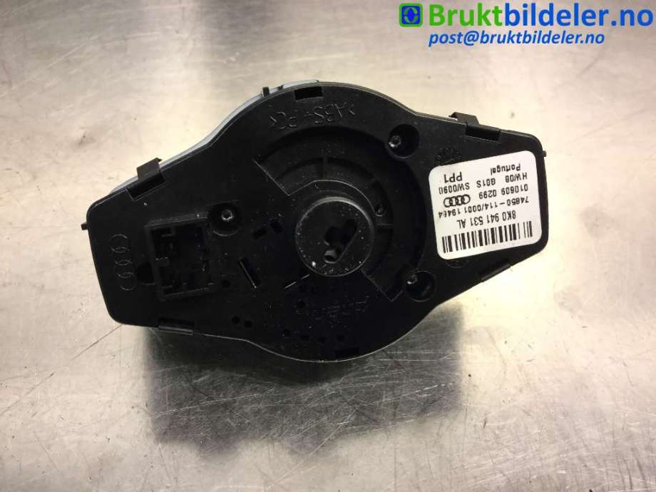 Bryter lys til Audi A4 2007-2014 (Type IV) (B8) (B8) (AUDI|8K0 941 531 AL|)