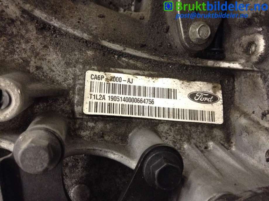 Girkasse automat til Ford Fiesta 2013-2017 (Type VI, Fase 2)  (FORD|CA6P-7000-AJ|GFT PS195 GEARKODE|)