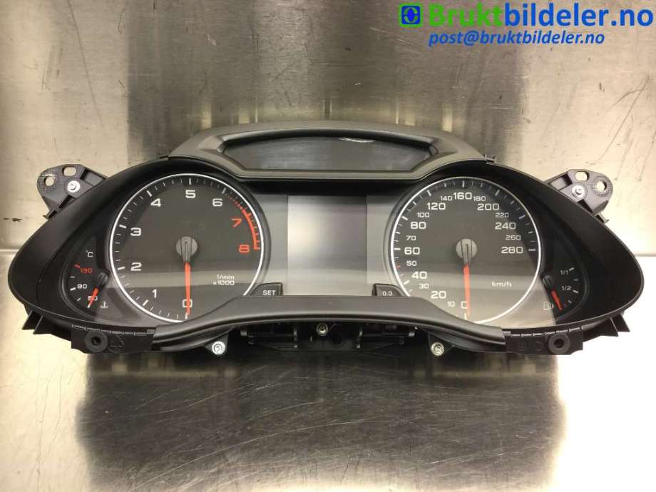 Instrumentpanel til Audi A4, 2007-2014 (Type IV) (B8) (B8) (AUDI|8K0 920 930 B)