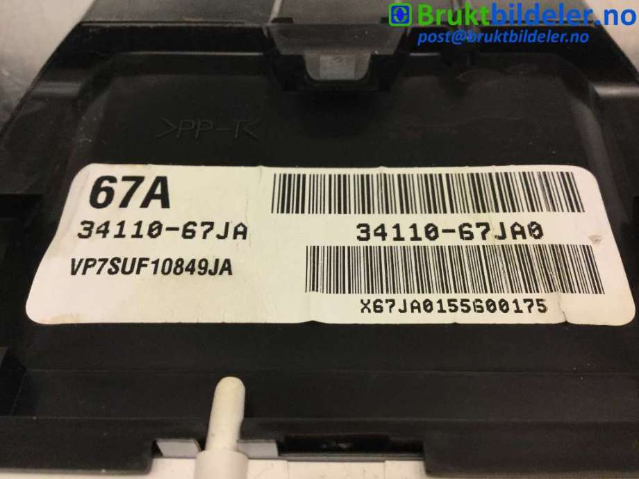 Instrumentpanel til Suzuki Grand Vitara 2005-2015 (Type III)  (SUZUKI|34110-67JA0|)