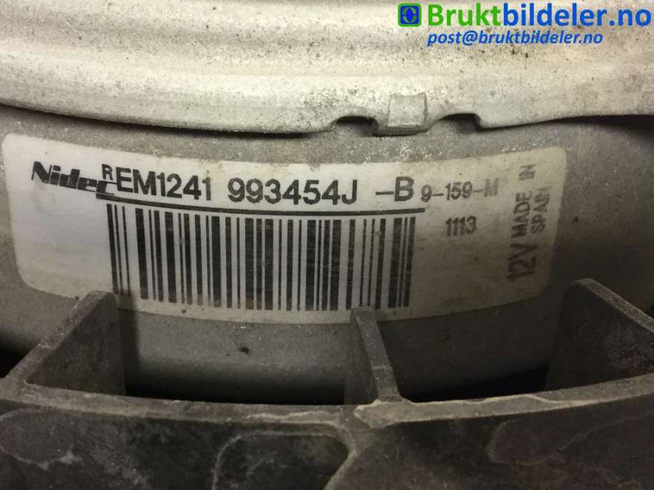 Kjølevifte til Audi A4 2007-2014 (Type IV) (B8) (B8) (AUDI|993454J-B|)