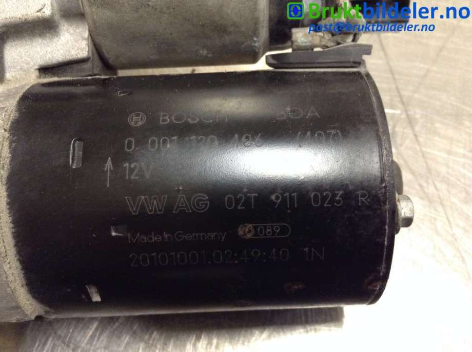 Starter til Škoda Fabia 2010-2014 (Type II, Fase 2)  (SKODA|02T 911 023 P|0 001 120 406|)