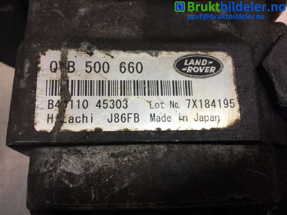 Servo pumpe mekanisk til Land Rover Discovery 2005-2009 (Type III) (LAND-ROVER|QVB500660|)