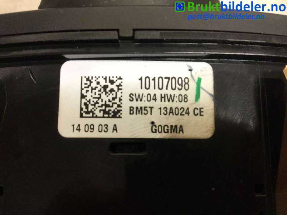Bryter lys til Ford Transit Connect 2013-2018 Type II, Fase 1  (FORD|BM5T-13A024-CE|10107098|)