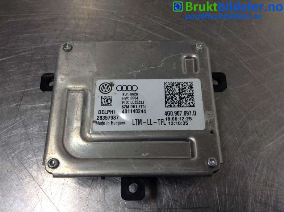 Styreenhet xenon/ballast til Audi A5 2007-2016 (Type I) (AUDI|4G0 907 697 D|28357987|)