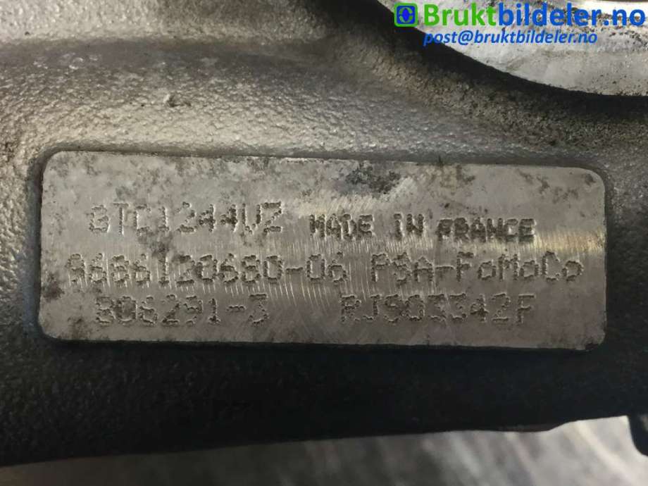 Turbo til Ford Transit Connect 2013-2018 Type II, Fase 1  (FORD|9686120680|GTC1244VZ|806291-3)