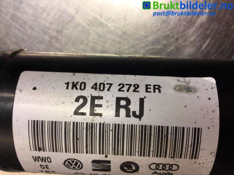 Drivaksel høyre foran til VW Passat 2005-2010 (B6) (B6) (VOLKSWAGEN|1K0407272ER|)