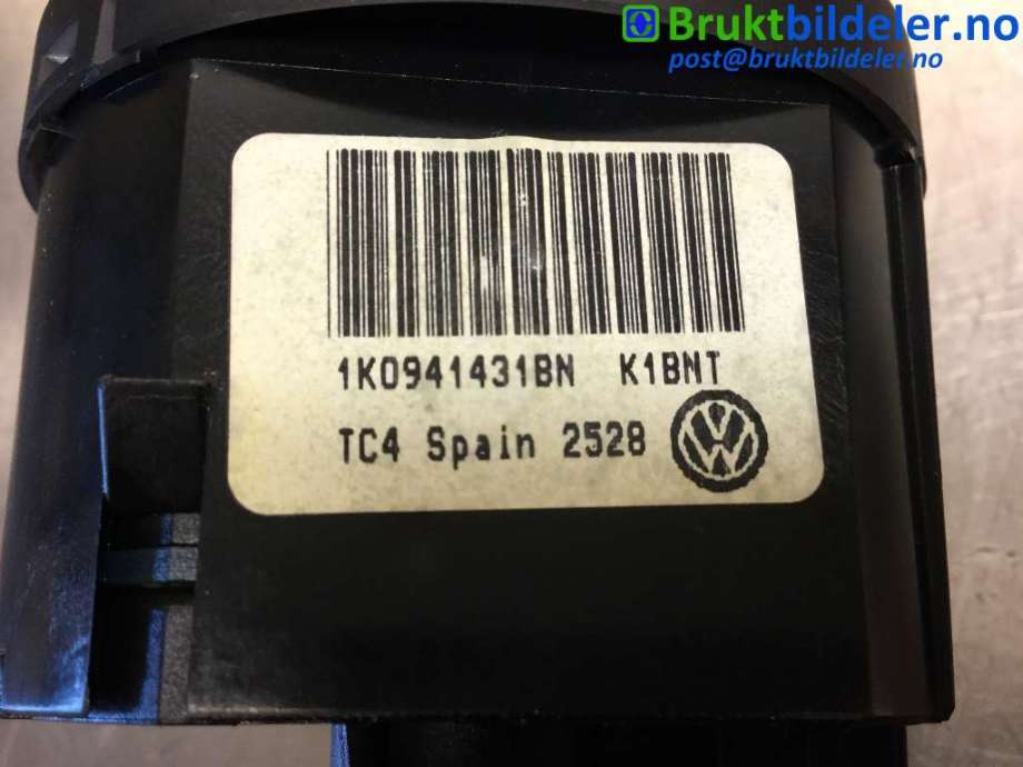 Bryter lys til VW Tiguan 2007-2011 (Type I, Fase 1)  (VOLKSWAGEN|1K0 941 431 BN|)