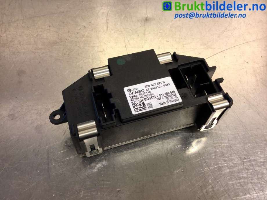 Varmeapparat motstand til VW Tiguan 2007-2011 (Type I, Fase 1)  (VOLKSWAGEN|3C0907521D|CZ246810-5383|F011500045)