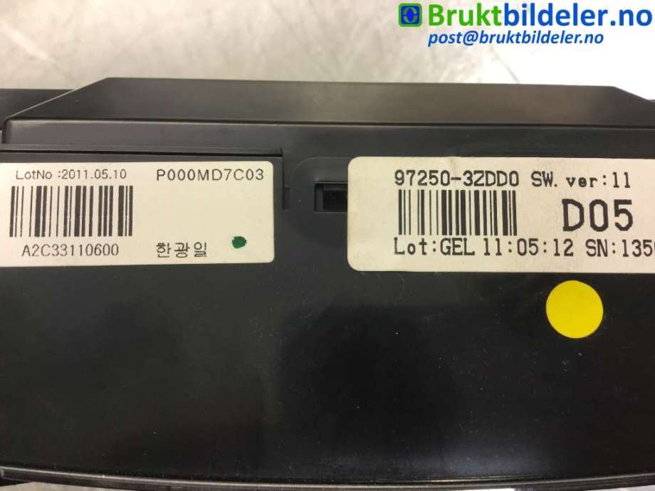 Varmeapparat betjening til Hyundai i40 2012-2017  (HYUNDAI|972503ZDD0|A2C33110600|)