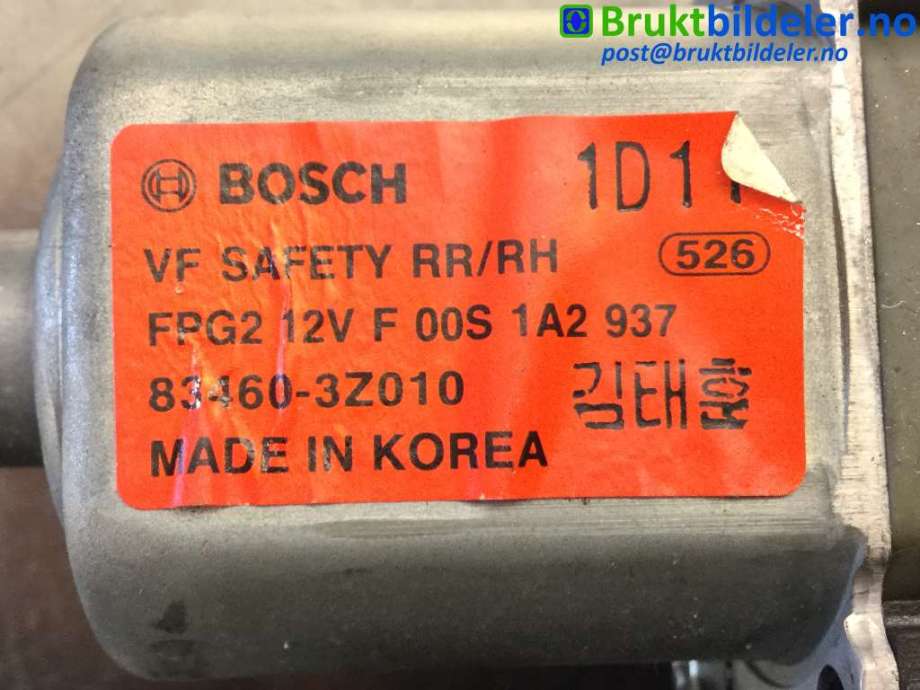 Ruteheis høyre bak til Hyundai i40 2012-2017  (HYUNDAI|834603Z010|F00S1A2937|)