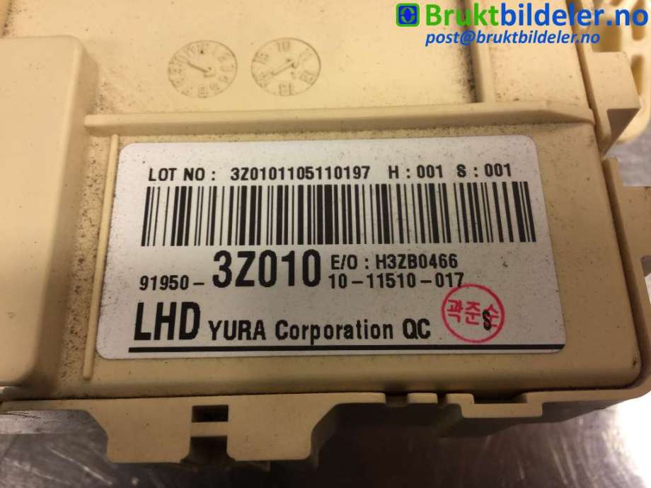 Sikringsboks til Hyundai i40 2012-2017  (HYUNDAI|919503Z010|H3ZB0466|)