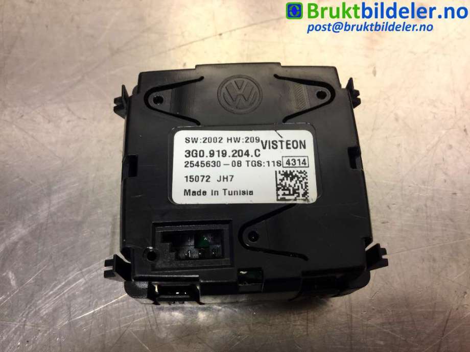Instrument klokke til VW Passat 2015-2019 (Fase 1) (B8) (B8) (VOLKSWAGEN|3G0919204C|)