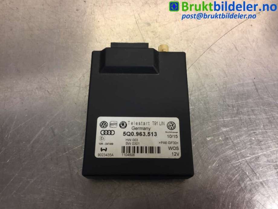 Styreenhet klima/aircondition til VW Passat, 2015-2019 (Fase 1) (B8) (B8) (VOLKSWAGEN|5Q0 963 513)
