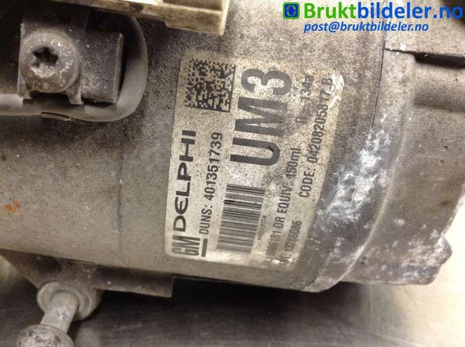 Aircondition kompressor til Opel Zafira B 2005-2011  (OPEL|13286086|401351739|)