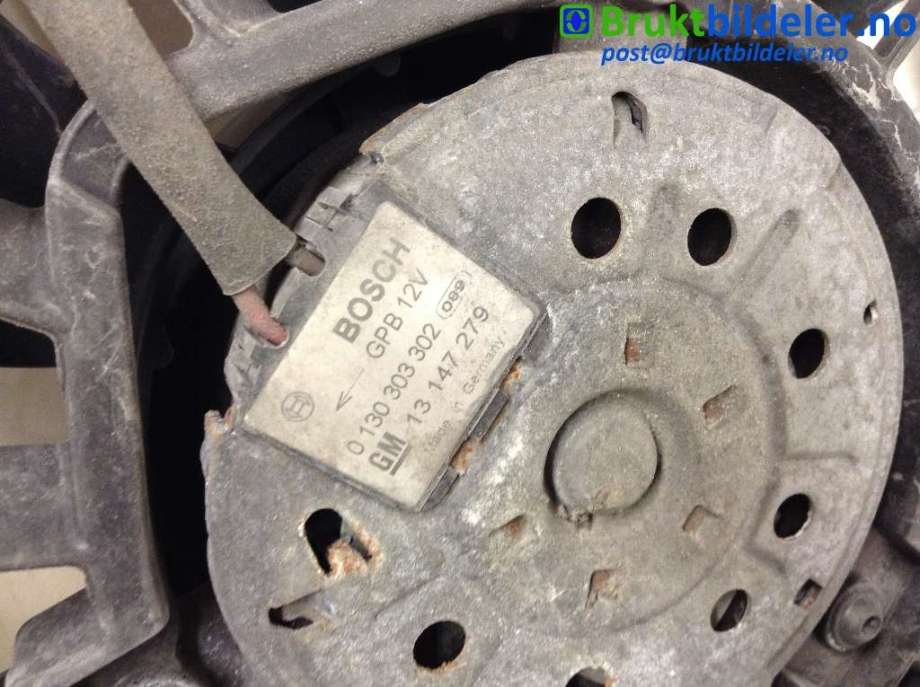 Kjølevifte til Opel Zafira B 2005-2011 (OPEL|13147279|0 130 303 302|)