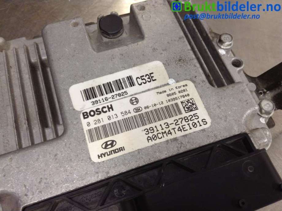 Styreenhet motor til Hyundai Santa Fe 2006-2009 (Type II, Fase 1)  (HYUNDAI|39113-27825|0 281 013 584|A0CM4T4EI01S)