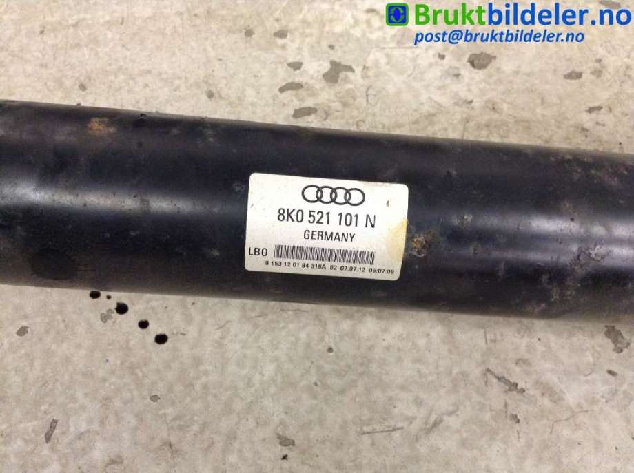 Mellomaksel til Audi A5 2007-2016 (Type I)  (AUDI|8K0 521 101 N|)