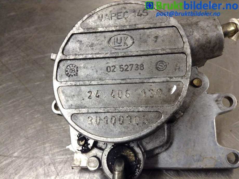 Vakuumpumpe til Opel Zafira A 1999-2005  (OPEL|30100305|24406132|)