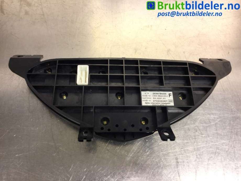 Varmeapparat betjening til Nissan Primera 2002-2007 (P12) (P12) (NISSAN|28395BA000|CSW5842C|)