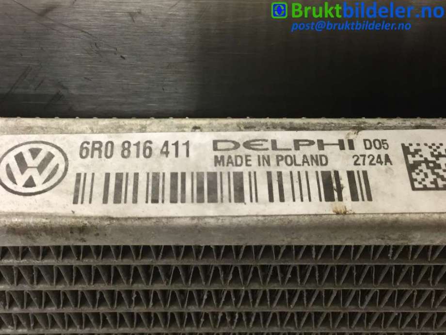 Aircondition radiator til Škoda Rapid 2012-2019  (SKODA|6R0816411|)