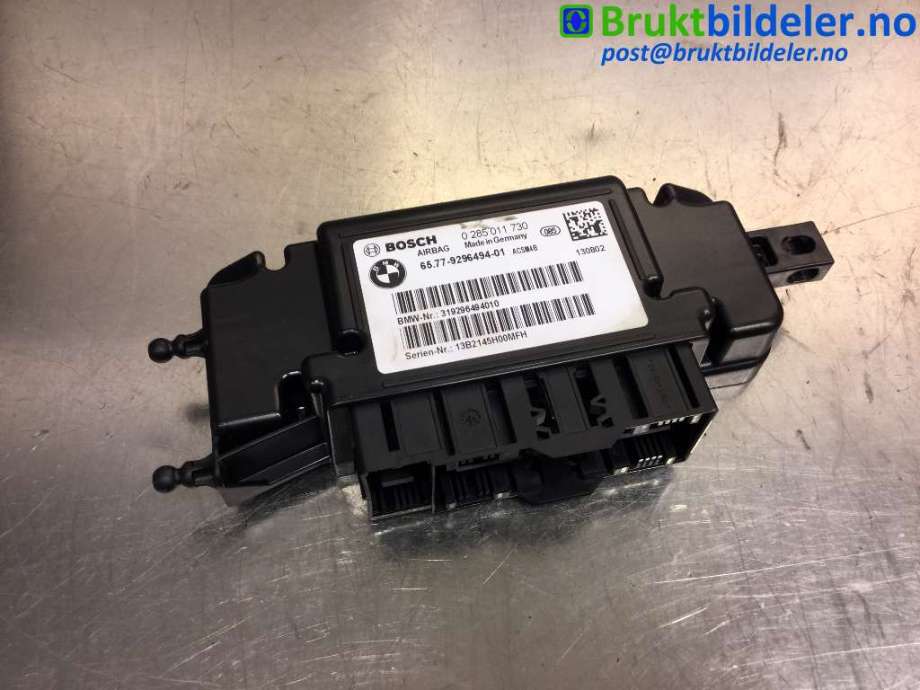 Airbag elektronikk til BMW 3-Serie, 2012-2018 (F30/F31/F34) (F30/F31/F34) (BMW|65 77 9 296 494-01)