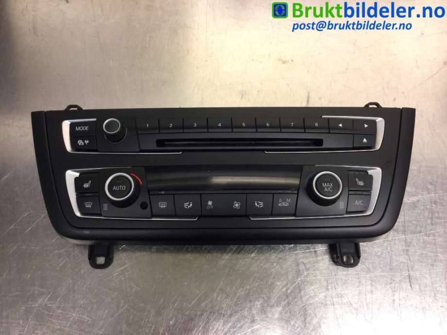 Varmeapparat betjening til BMW 3-Serie, 2012-2018 (F30/F31/F34) (F30/F31/F34) (BMW|64 11 9 287 341-01)