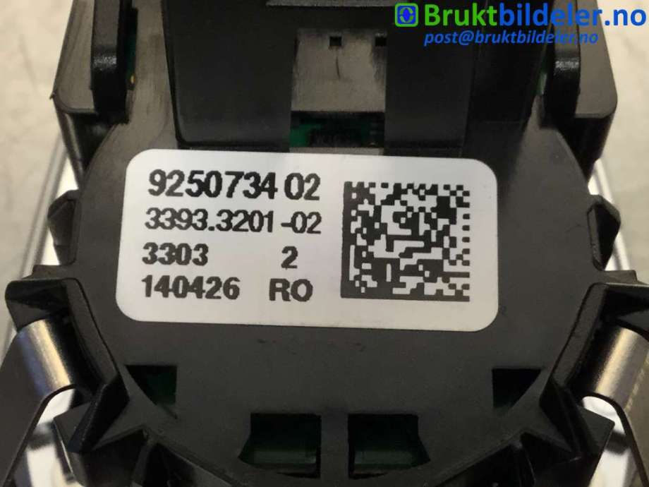 Bryter start/stopp til BMW 3-Serie 2012-2018 (F30/F31/F34) (F30/F31/F34) (BMW|9 250 734 02|3393.3201-02|)