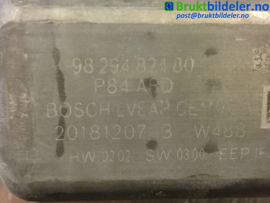 Ruteheis høyre bak til Peugeot 3008 2016-->> (Type II)  (PEUGEOT|9830388880||9829482480)