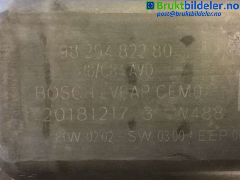 Ruteheis høyre foran til Peugeot 3008 2016-->> (Type II)  (PEUGEOT|9830389280||9829482280)
