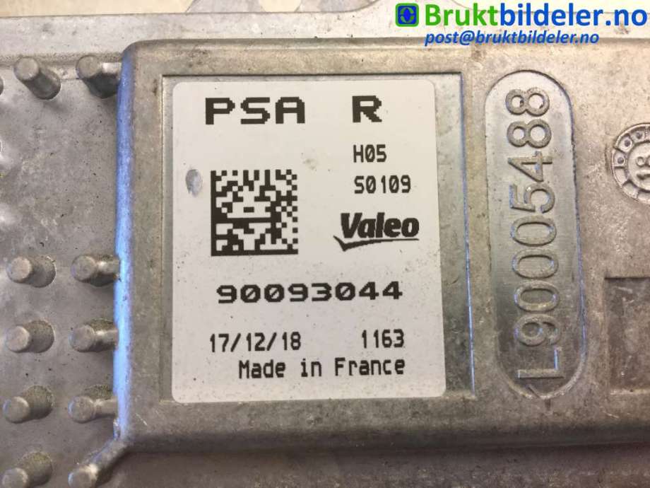 Styreenhet xenon/ballast til Peugeot 3008 2016-->> (Type II)  (PEUGEOT||90093044)