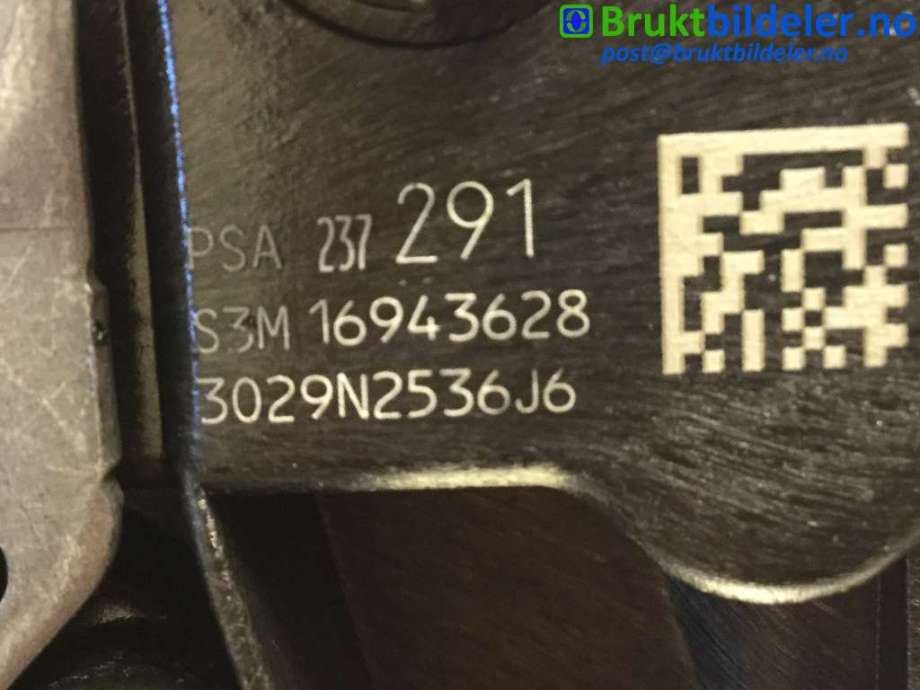 Låsekasse venstre bak til Peugeot 3008 2016-->> (Type II)  (PEUGEOT|16943628||3029N2536J6)
