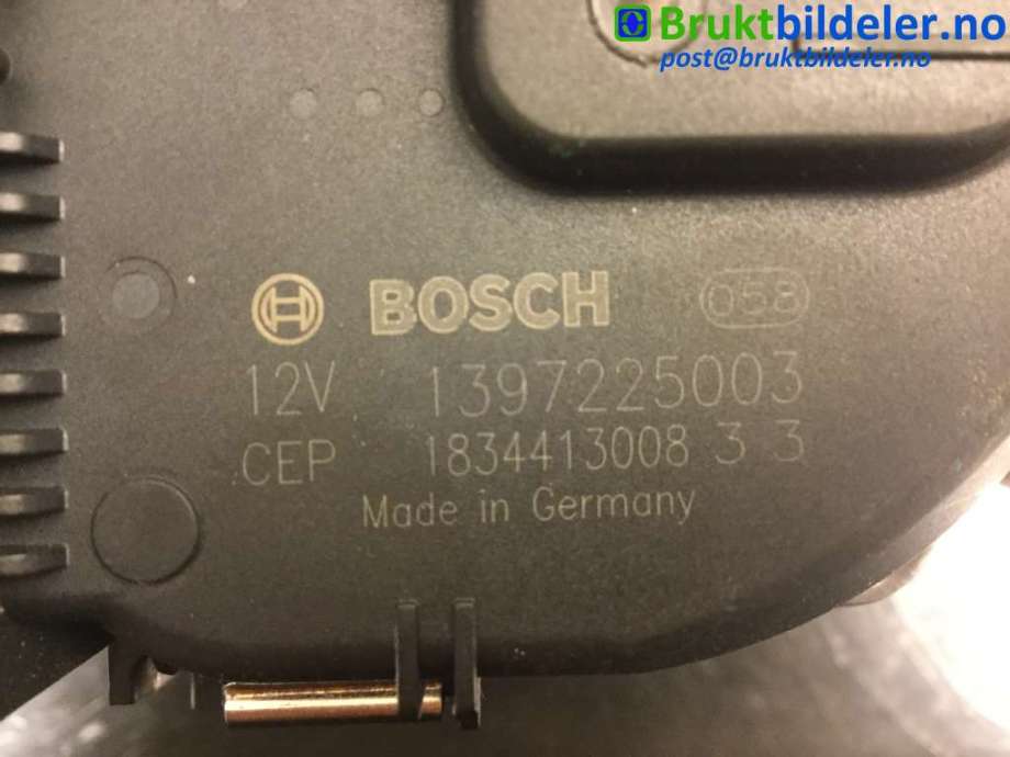 Viskermotor frontrute til Peugeot 3008 2016-->> (Type II) (PEUGEOT||1397225003|9824762480)