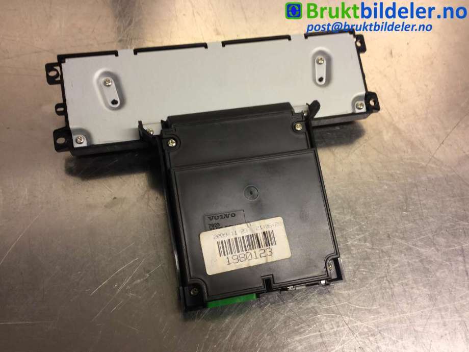 Multimedia display (MCU - Media Controller Unit) til Volvo S80 2006-2013 (Type II, Fase 1)  (VOLVO|1980123|)