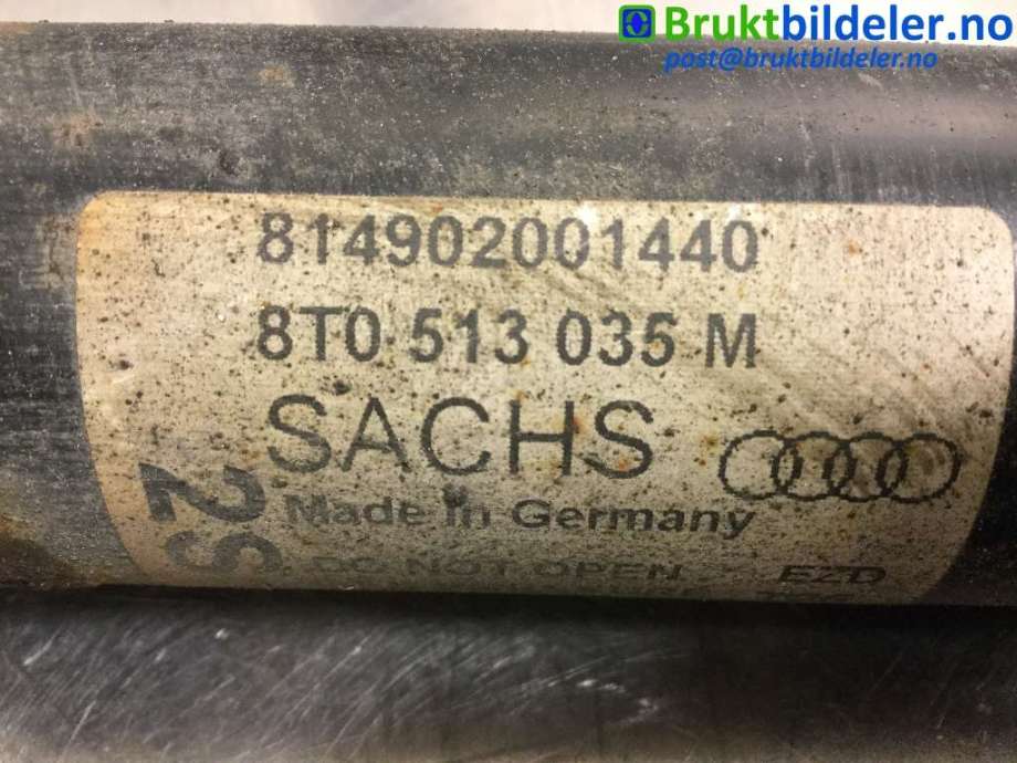 Støtdemper bak til Audi A5 2007-2016 (Type I)  (AUDI|8T0 513 035 M|)