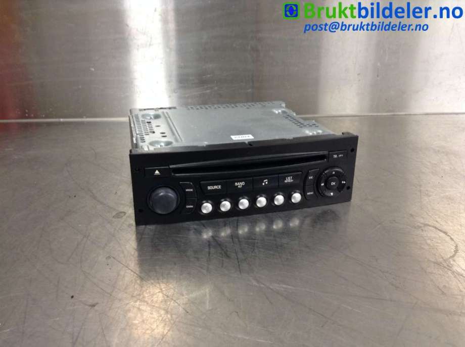 Bilstereo til Peugeot 207, 2006-2012  (PEUGEOT|96775574XT-00)