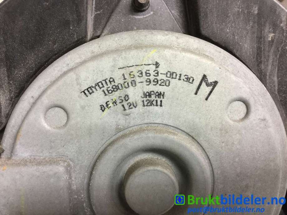 Kjølevifte til Toyota Verso 2009-2016 (Type III)  (TOYOTA|16363-0D130|168000-9920|)
