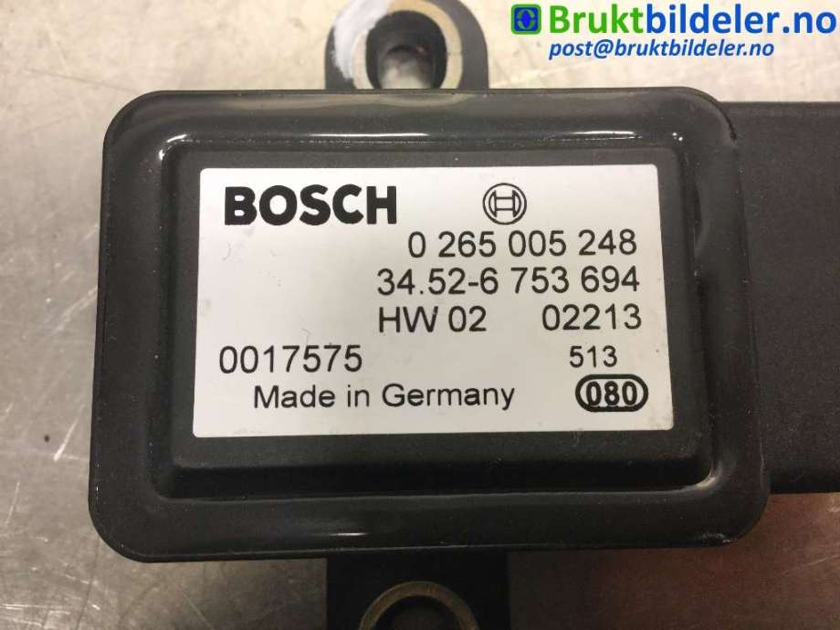 Sensor akselerasjonssensor/ESP DUO til BMW X5 2000-2006 (E53) (E53) (BMW|3452 6 753 694|0 265 005 248|)