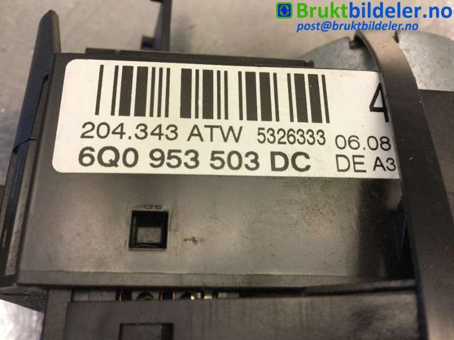 Bryter combi til VW Polo 2005-2009 (Type IV, Fase 2)  (VOLKSWAGEN|6Q0953503DC|)