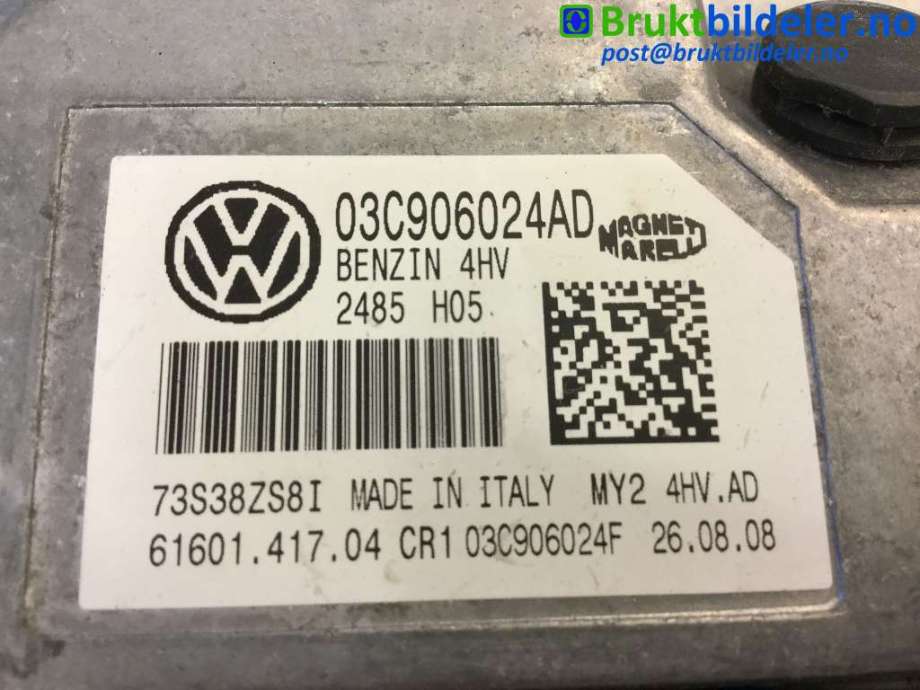 Styreenhet motor til VW Polo 2005-2009 (Type IV, Fase 2) (VOLKSWAGEN|03C906024AD|)