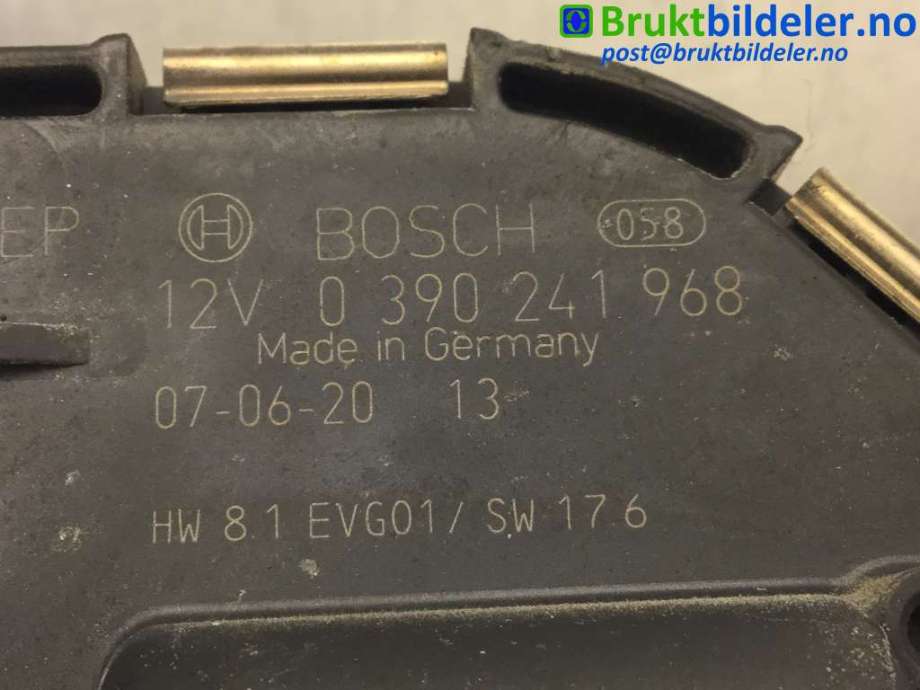 Viskermotor frontrute til Peugeot 407 2004-2010  (PEUGEOT||0390241968|96 618 121 80)