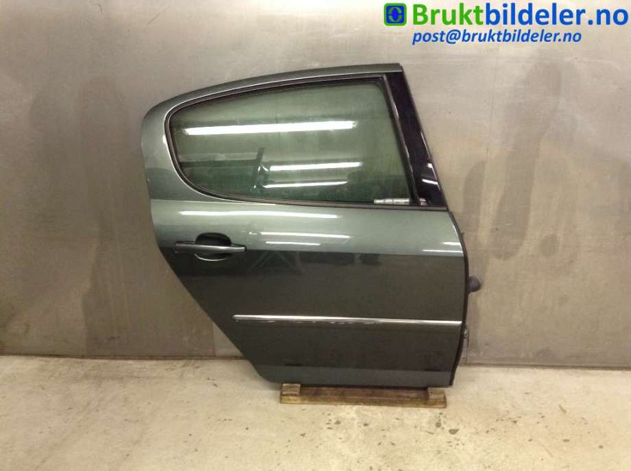 Dør høyre bak til Peugeot 407, 2004-2010  (PEUGEOT|)