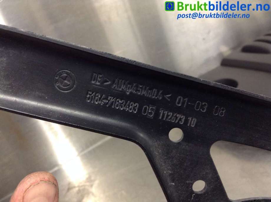 Frontlyktehus til BMW 5-Serie 2003-2010 (E60/E61) (E60/E61) (BMW|5164 7163483 05|112673-10|)