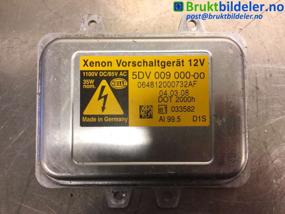 Styreenhet xenon/ballast til BMW 5-Serie 2003-2010 (E60/E61) (E60/E61) (BMW||5DV 009 000-00)