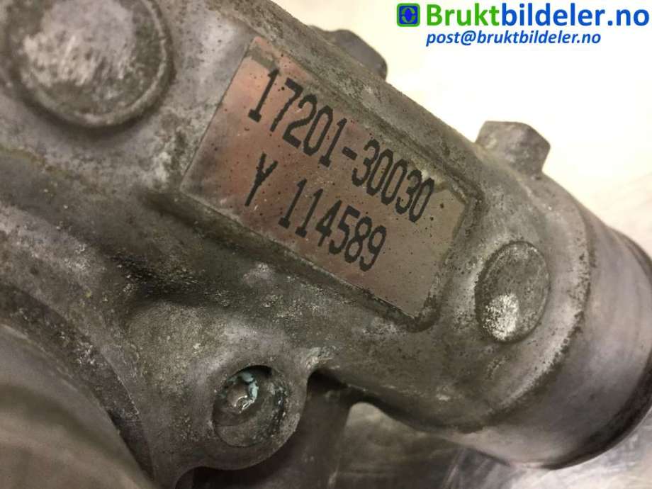 Turbo til Toyota Hiace 2001-2006 (Fase 2)  (TOYOTA|17201-30030|Y114589|)
