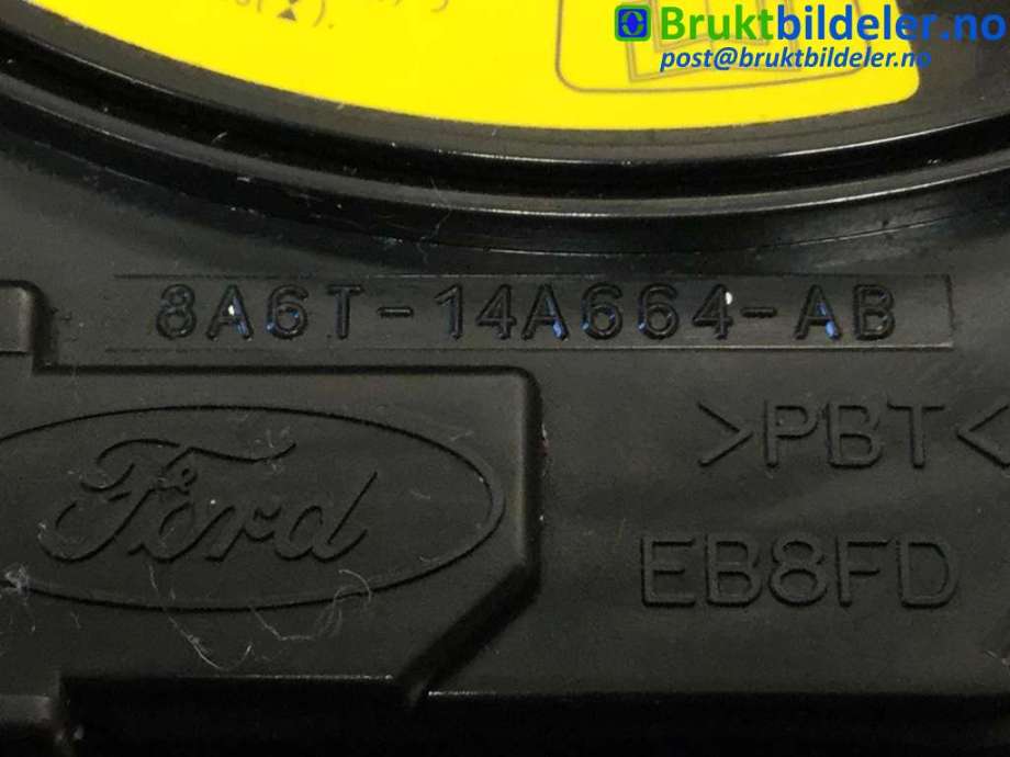 Airbag slepering til Ford Fiesta 2008-2012 (Type VI, Fase 1) (FORD|8A6T-14A664-AB|)