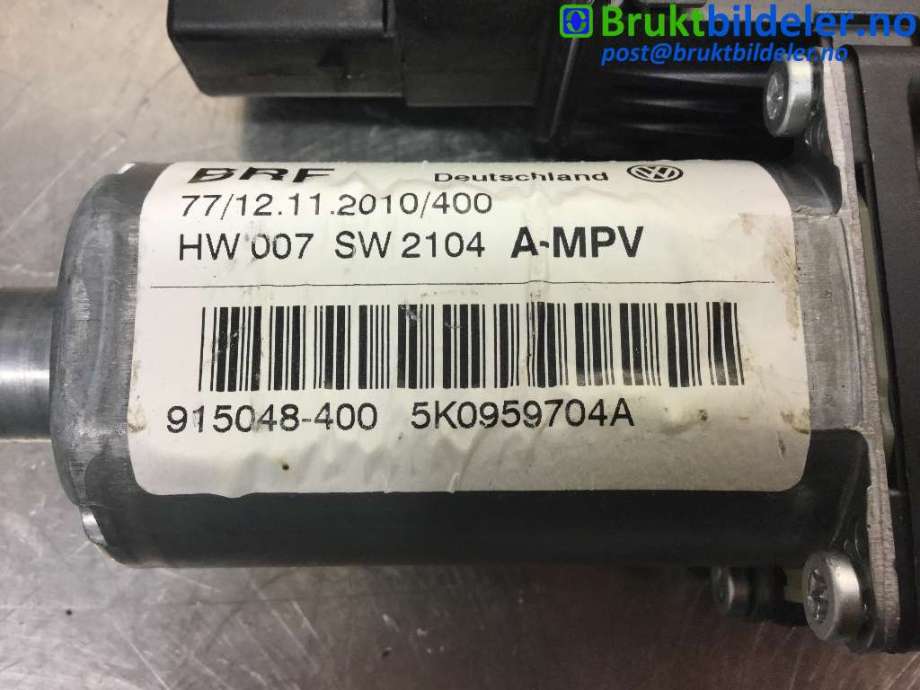 Ruteheis høyre bak til VW Touran 2010-2015 (Type I, Fase 3) (VOLKSWAGEN|5K0 959 704 A|0 130 821 566|)